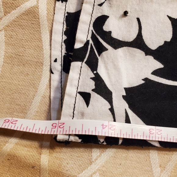 George Size 10 Black and White Floral Skirt - Picture 2 of 6